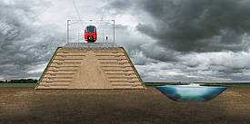 Construção de aterros para linhas ferroviárias a partir de estruturas de terra reforçada com geogrelhas como uma alternativa de construção eficiente e segura