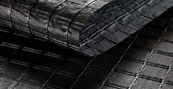 HaTelit BL - Solução eficiente para renovações de pequenas áreas Rede de reforço auto-adesiva HaTelit BL para reparações localizadas de asfalto