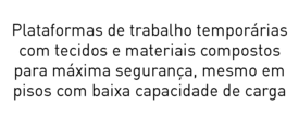 Cartão de informações sobre plataformas de trabalho temporário