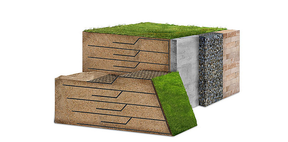 Pedras de bloco versáteis: Bloco Fortrac para um design flexível