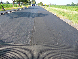 Reabilitação completa da estrada utilizando a grelha de reforço HaTelit BL