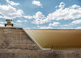 Proteção geotêxtil sustentável para impermeabilização: SoilTain® Protect